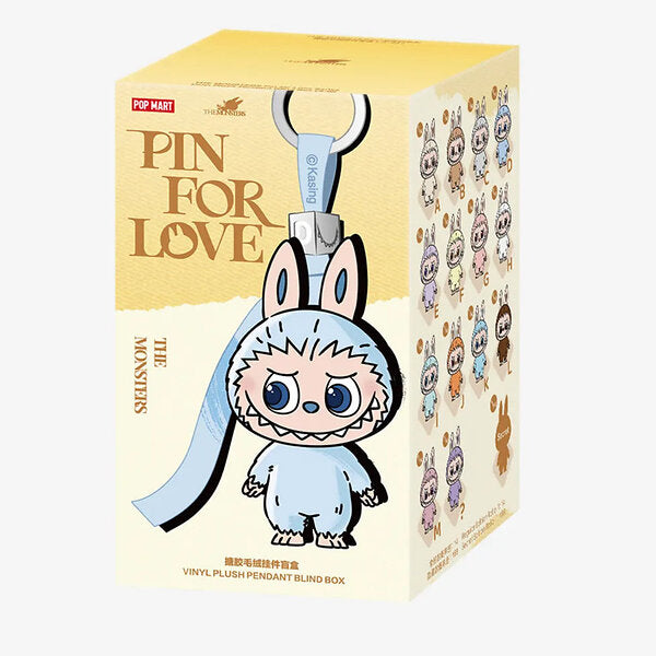 THE MONSTER PIN FOR LOVE SERIES - Vinyl Plush Pendant blind box