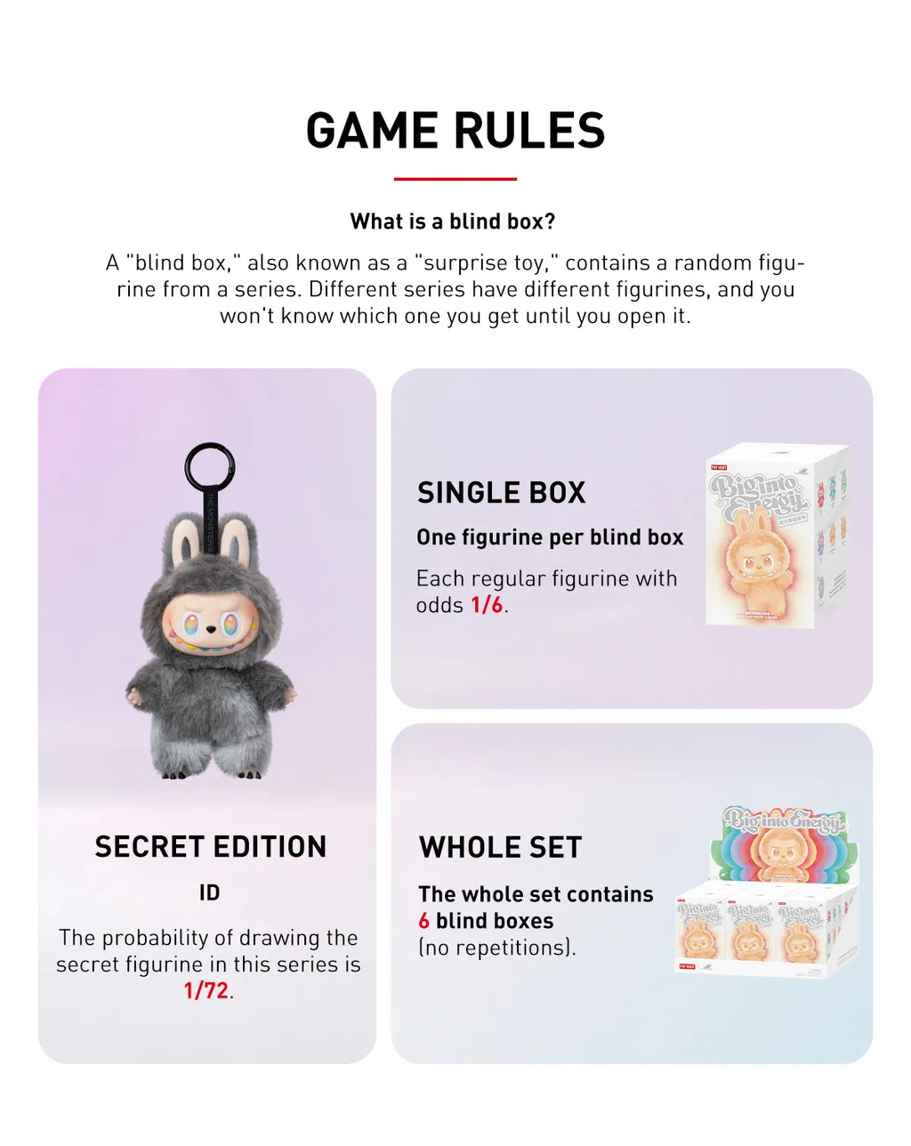 THE MONSTERS Big into Energy Series-Vinyl Plush Pendant Blind Box