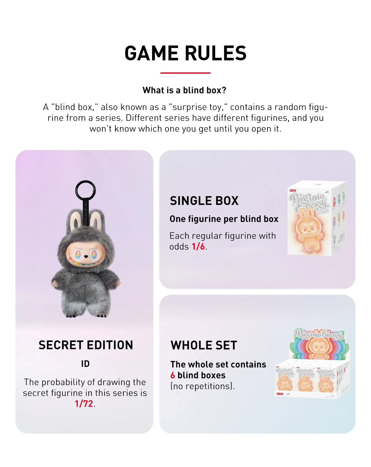 THE MONSTERS Big into Energy Series-Vinyl Plush Pendant Blind Box