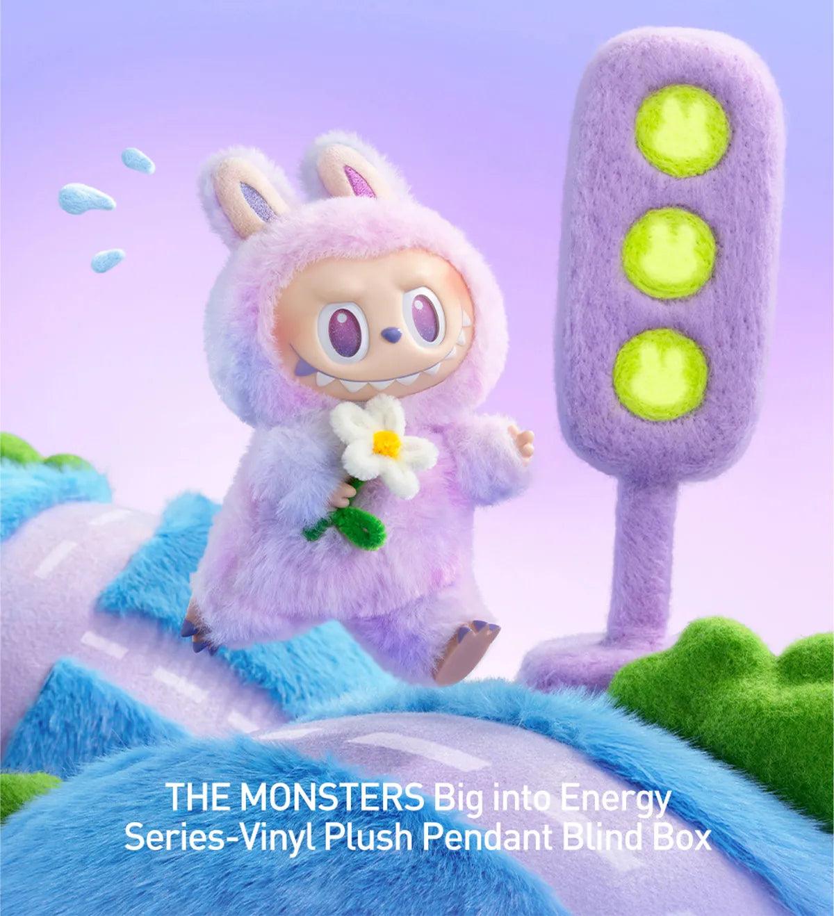 THE MONSTERS Big into Energy Series-Vinyl Plush Pendant Blind Box