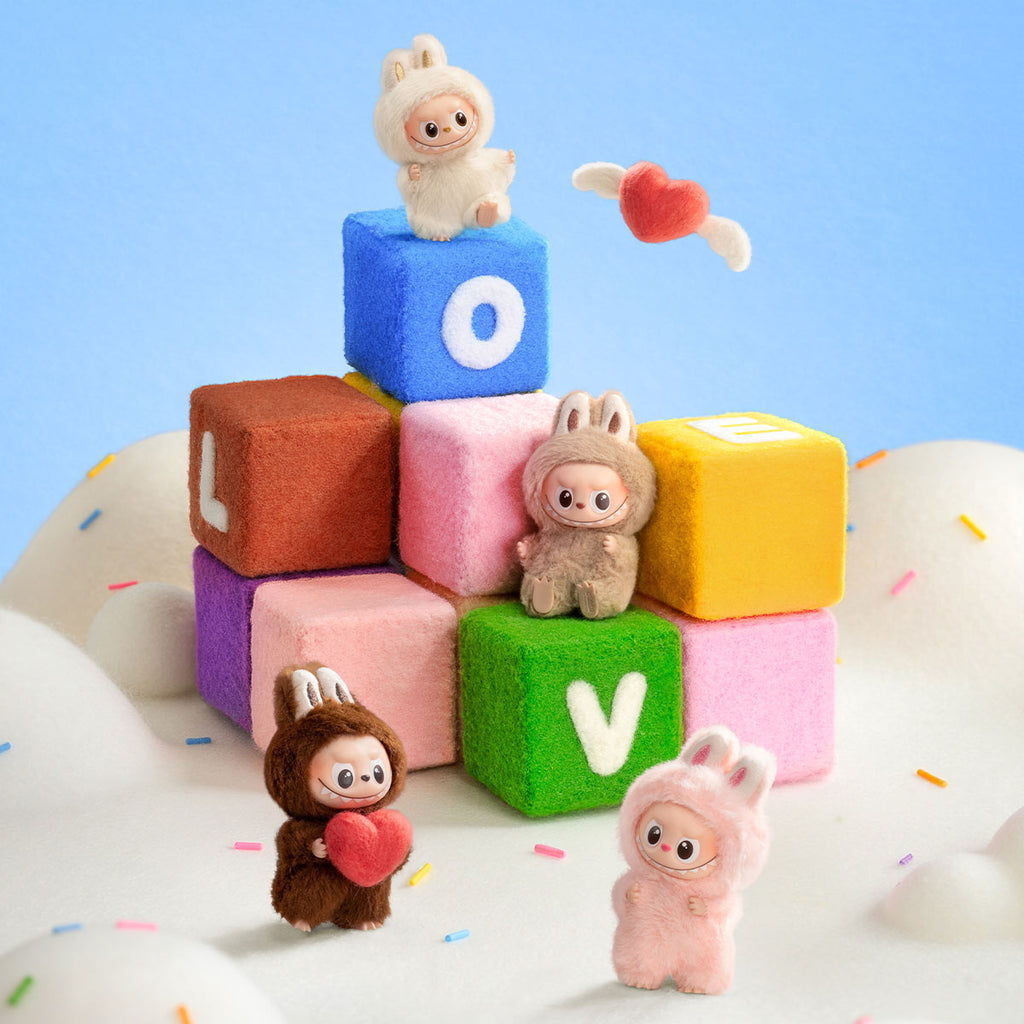 THE MONSTER PIN FOR LOVE SERIES - Vinyl Plush Pendant blind box (A-M)