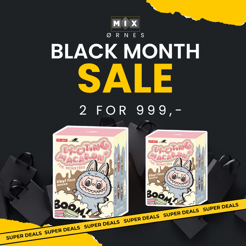 2 stk. THE MONSTERS Exciting Macaron Vinyl Face Blind Box