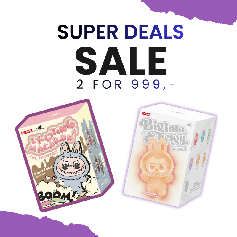 1 stk. THE MONSTERS Big into Energy Series + 1 stk. THE MONSTERS Exciting Macaron