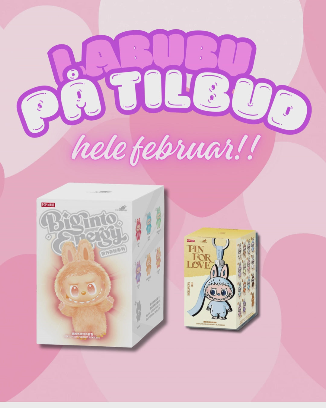 Kombosett - Big Into Energy og Pin For Love A-M