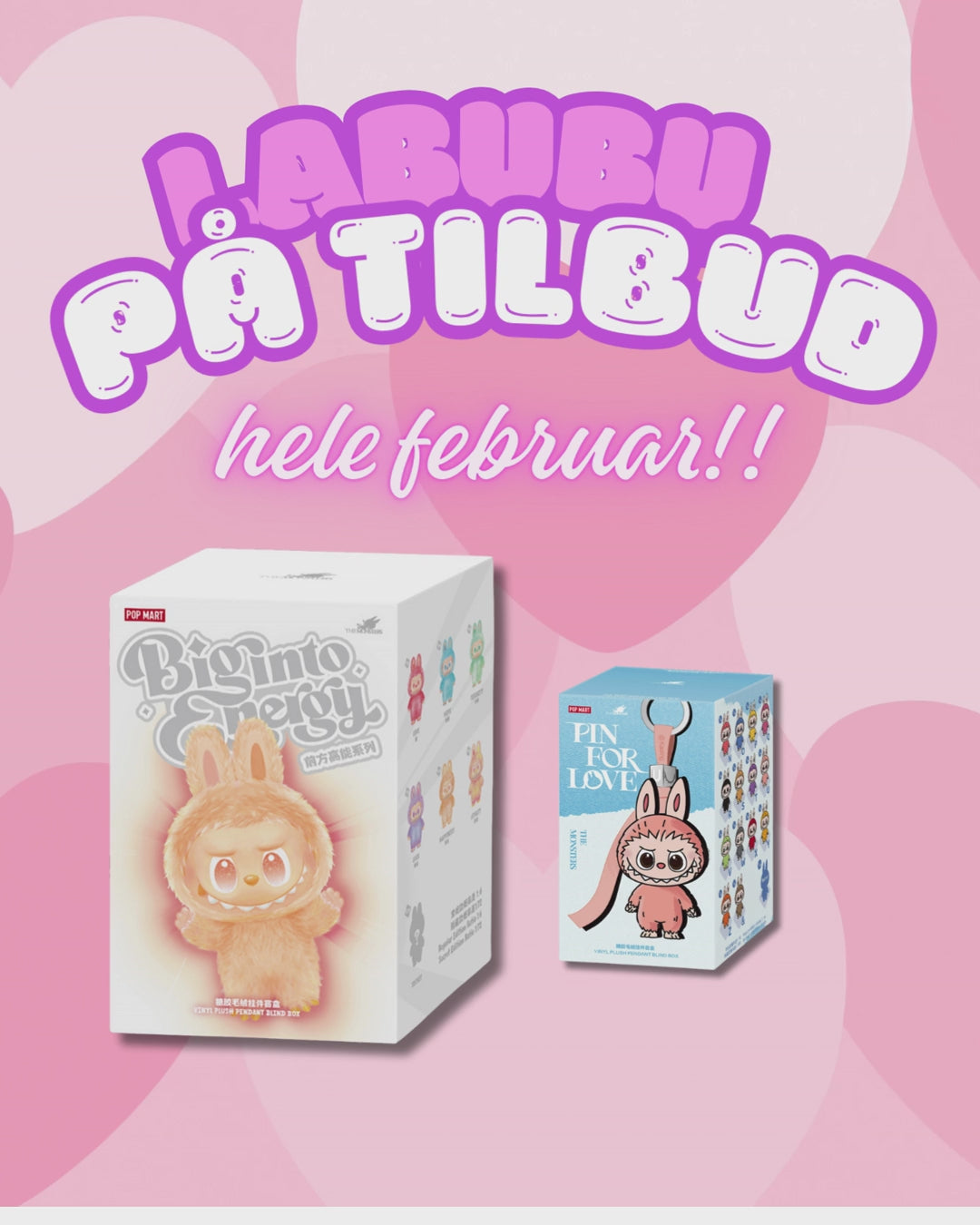 Kombosett - Big Into Energy og Pin For Love N-Z