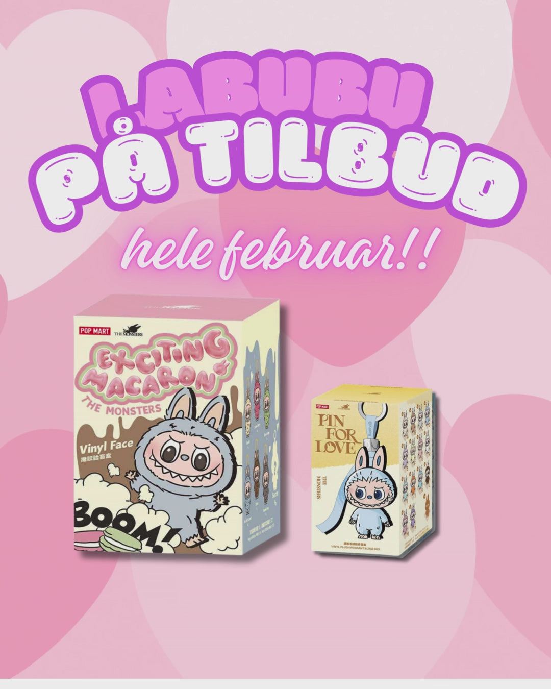 Kombosett - Exciting Macaron og Pin For Love N-Z